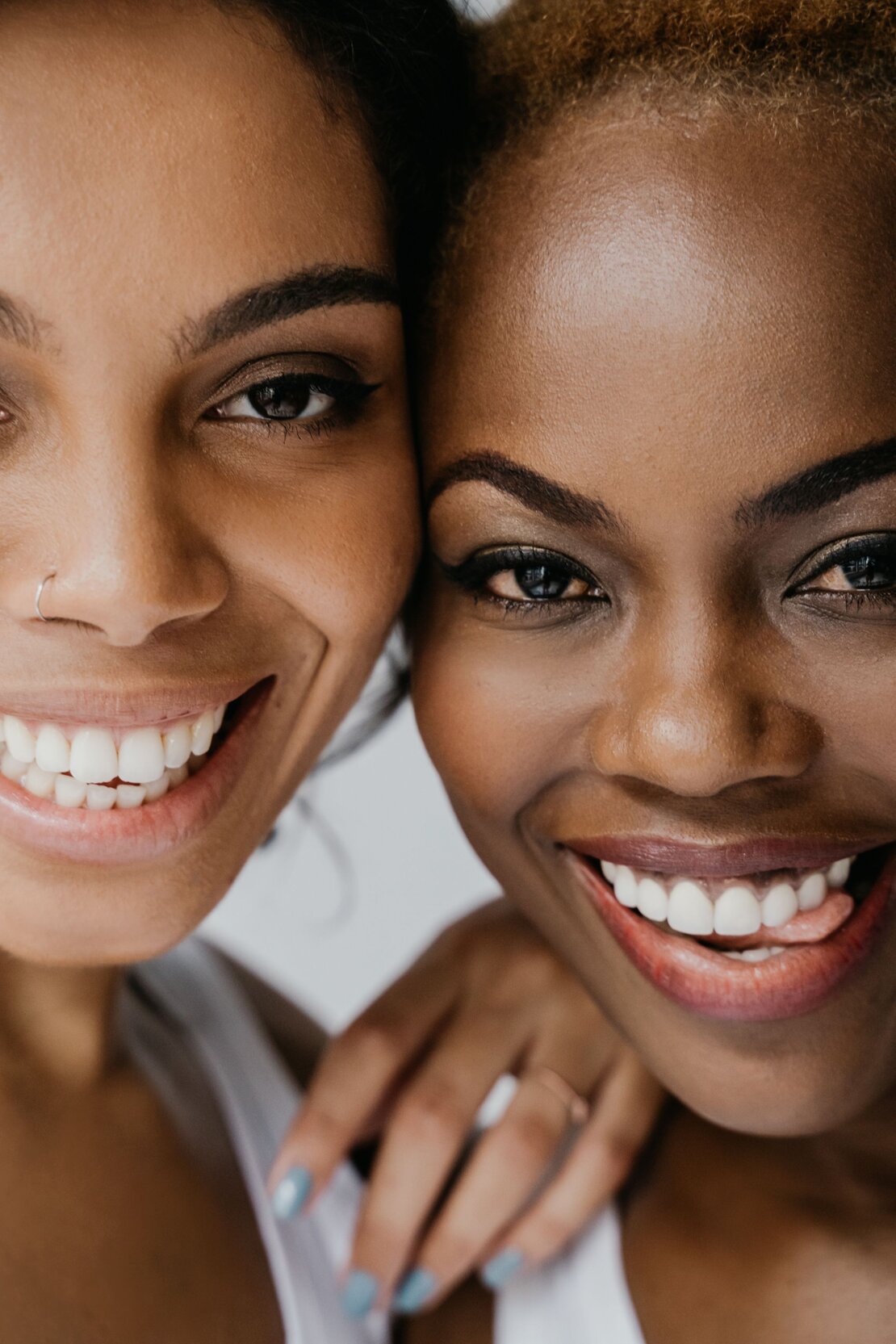Close-up of a professional applying chemical peel to a client